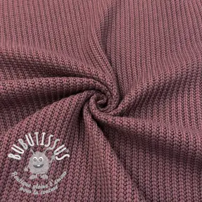 Tissu tricot BIG KNIT lilac