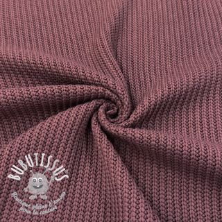 Tissu tricot BIG KNIT lilac