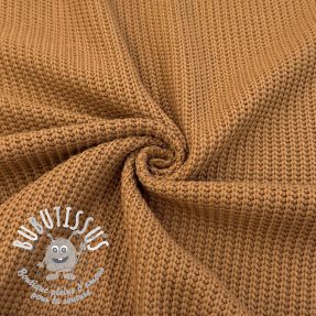 Tissu tricot BIG KNIT brown