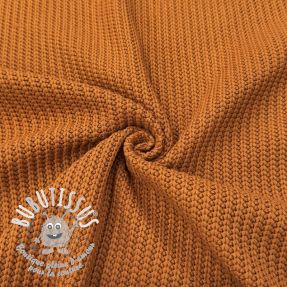Tissu tricot BIG KNIT brick