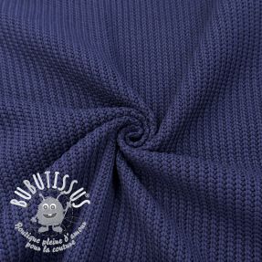 Tissu tricot BIG KNIT navy