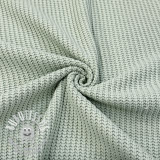 Tissu tricot BIG KNIT mint