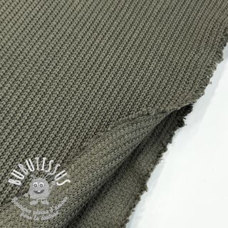 Tissu tricot BIG KNIT camo green