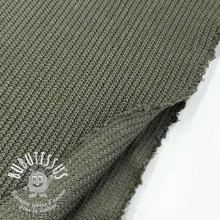 Tissu tricot BIG KNIT camo green