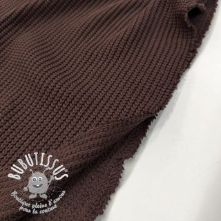 Tissu tricot BIG KNIT dark brown