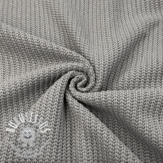 Tissu tricot BIG KNIT light grey