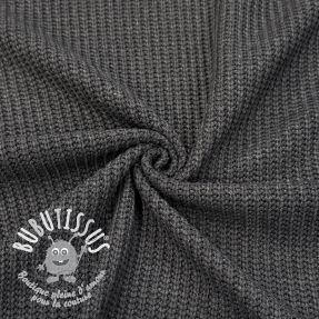 Tissu tricot BIG KNIT dark grey