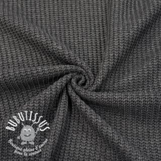 Tissu tricot BIG KNIT dark grey
