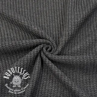 Tissu tricot BIG KNIT dark grey