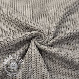 Tissu tricot BIG KNIT stone