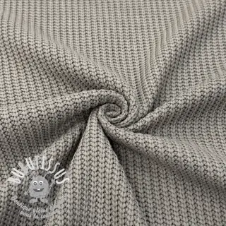Tissu tricot BIG KNIT stone