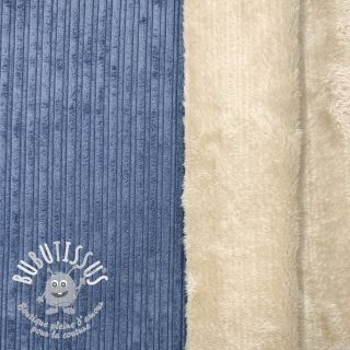 Tissu velours cotelé Cofur fleece jeans