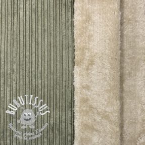 Menčester Cofur fleece camo green