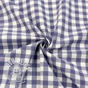 Tissu coton Check lavender