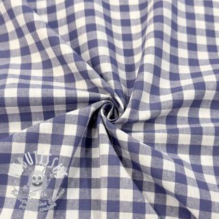 Tissu coton Check lavender