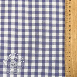 Tissu coton Check lavender