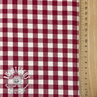 Tissu coton Check berry