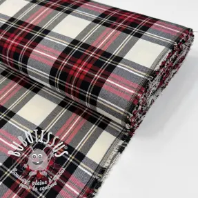 Tartan check black/red/yellow/white