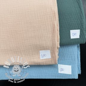Paquet de tissus double gaze de coton ORGANIC 599