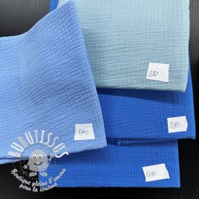 Paquet de tissus double gaze de coton ORGANIC 598