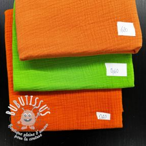 Paquet de tissus double gaze de coton ORGANIC 597