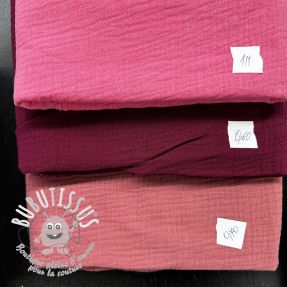 Paquet de tissus double gaze de coton ORGANIC 591