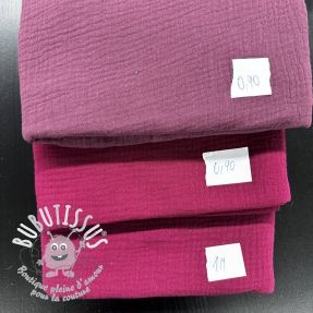 Paquet de tissus double gaze de coton ORGANIC 584