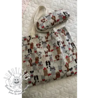 Tissu déco Linenlook Dog Dress Up