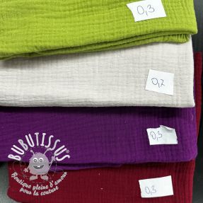 Paquet de tissus – double gaze de coton 2255