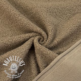 Fleece TEDDY DOUBLE SIDED sand