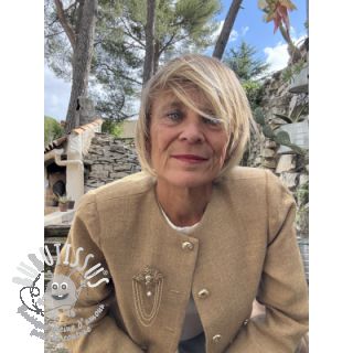 Tissu de manteau PRATO wool taupe