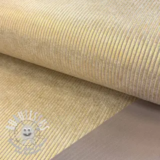 Tissu velours cotelé HUGGY gold