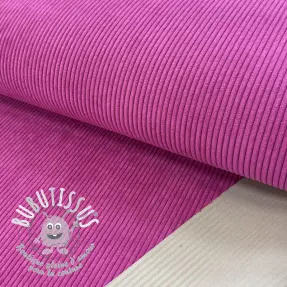 Tissu velours cotelé HUGGY hibiscus