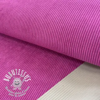 Tissu velours cotelé HUGGY hibiscus