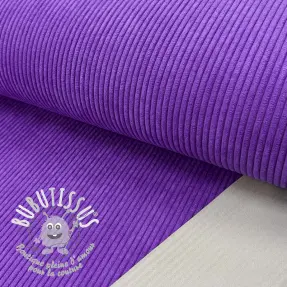 Tissu velours cotelé HUGGY lavande