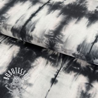 Tissu coton HAND TIE DYE black