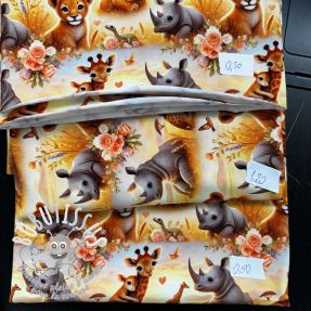 Paquet de tissus jersey digital print 2149