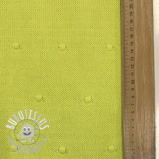 Tissu tricot BIG KNIT DOT bright green