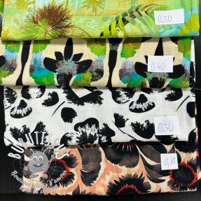 Paquet de tissus lin viscose 133