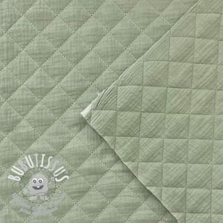 Tissu double gaze/mousseline QUILT nile