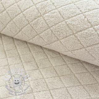 Tissu de manteau TEDDY Diamond beige