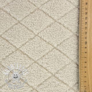 Tissu de manteau TEDDY Diamond beige