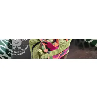 Tissu velours cotelé army green