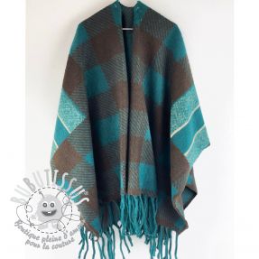 Poncho PRATO boiled wool design A