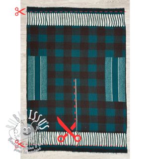 Poncho PRATO boiled wool design A