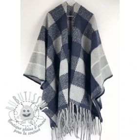 Poncho PRATO boiled wool design G