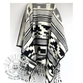 Poncho PRATO boiled wool design I