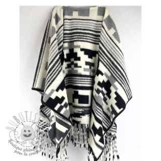 Poncho PRATO boiled wool design I