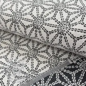 Tissu déco jacquard Bong ecru