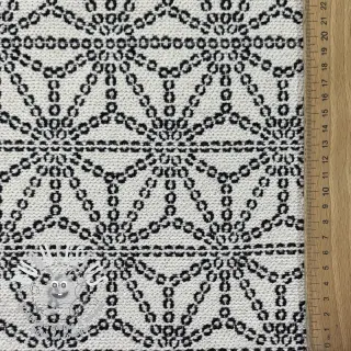 Tissu déco jacquard Bong ecru